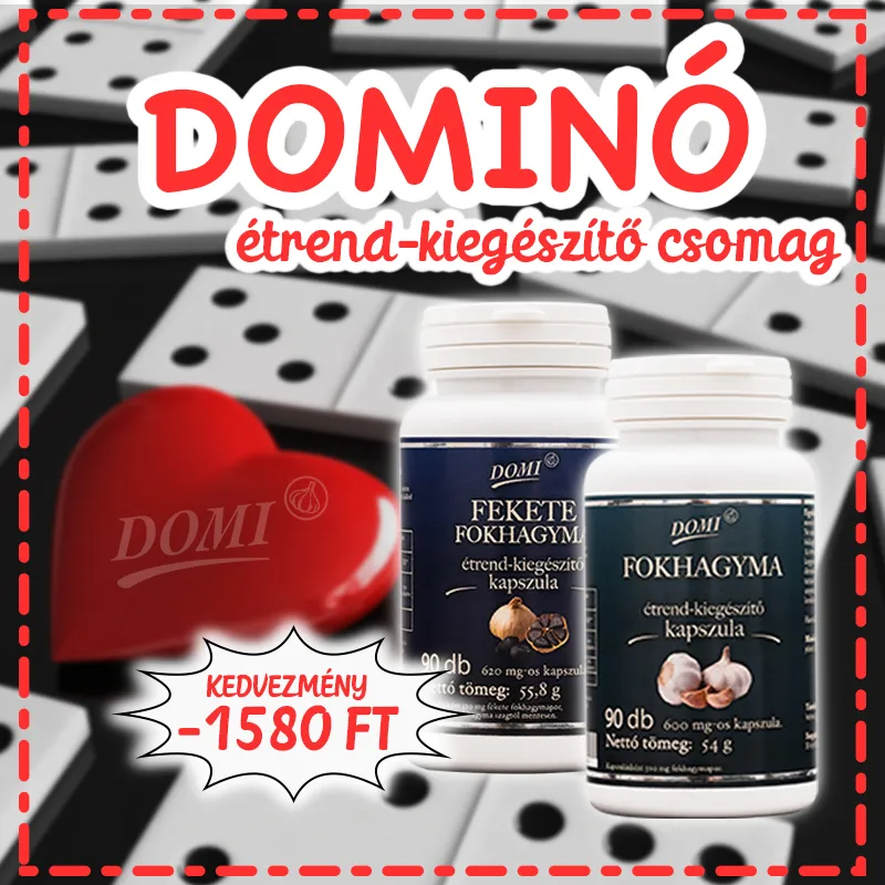 DOMINO <br>étrend-kiegészítő csomag